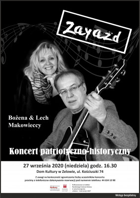 Plakat koncert zespołu Zyazd